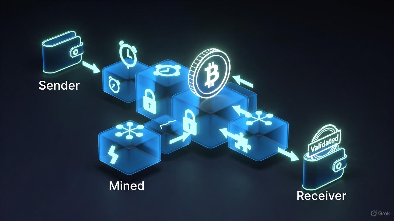 How Crypto Transactions Actually Work: From Click to Confirmation