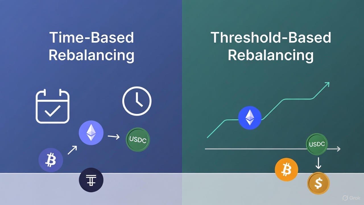 Time-Based vs Threshold Rebalancing for Crypto Portfolios